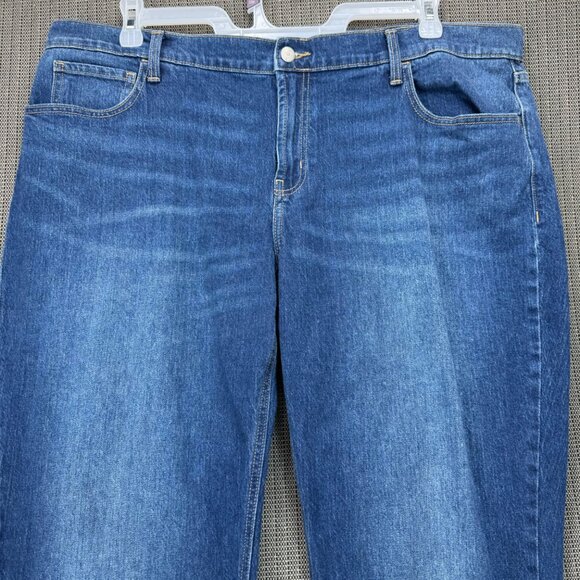 Old Navy Womens Mid-Rise Wow Boyfriend Jeans Size 18 Blue Denim - Picture 5 of 11